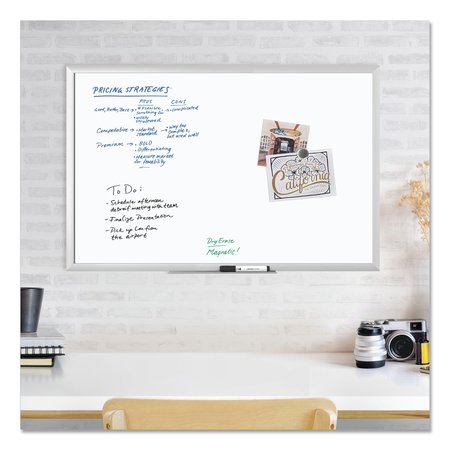 U Brands Magnetic Dry Erase Board with Aluminum Frame, 36 x 24, White Surface 071U0001